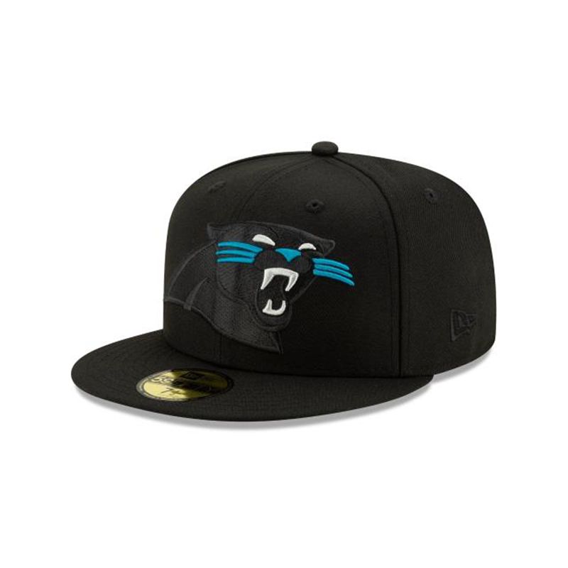 NFL Carolina Panthers Logo Elements 2.0 59Fifty Fitted (IEA4149) - Black New Era Caps